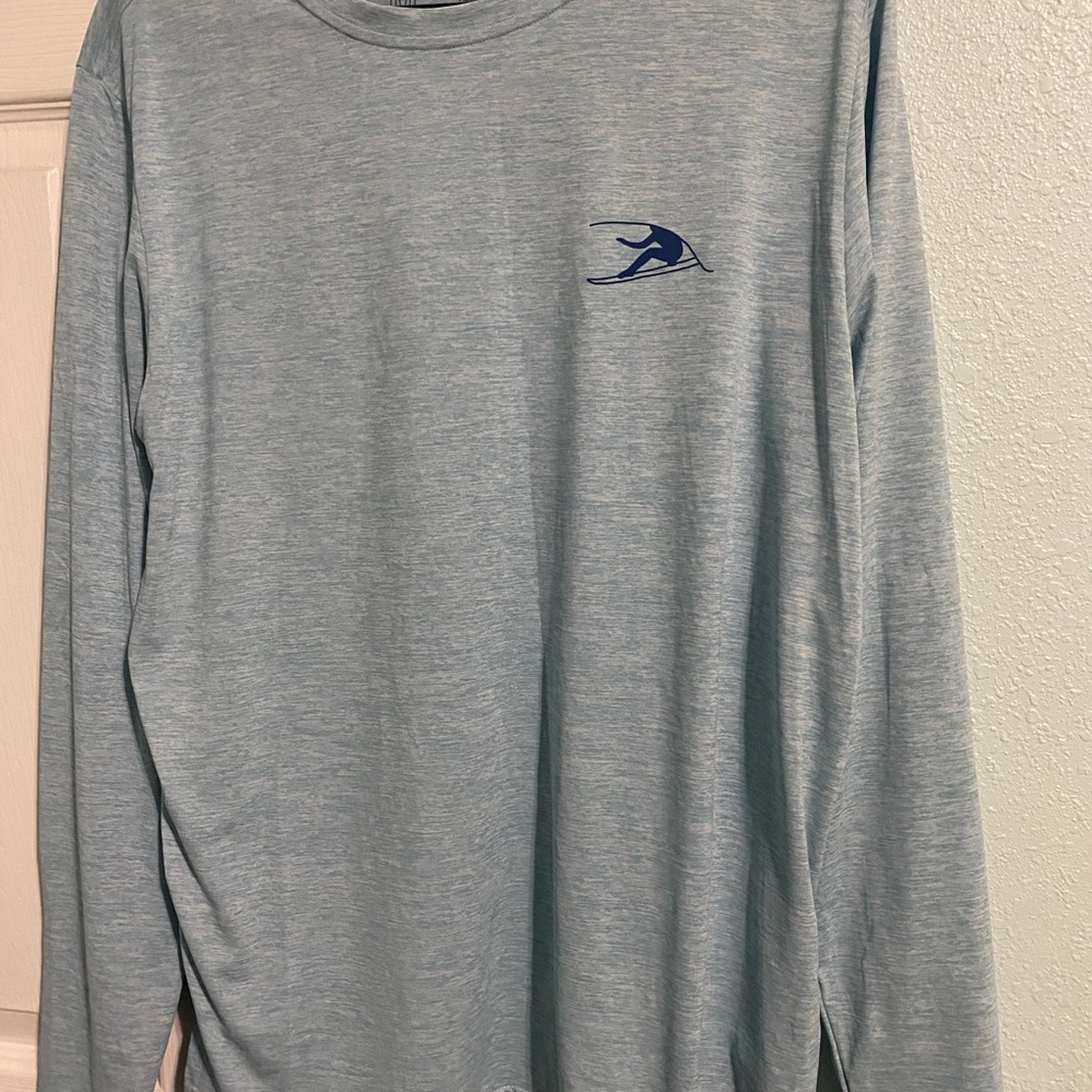 Patagonia Light Blue Long Sleeve Tee